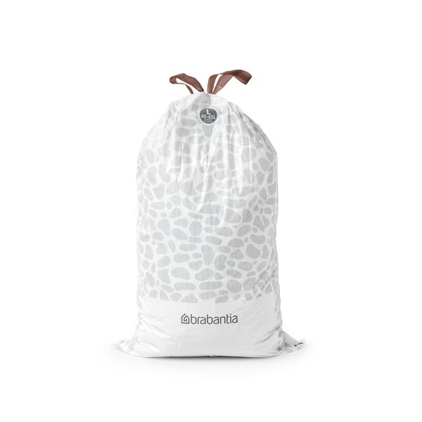 Brabantia PerfectFit afvalzakken met trekbandsluiting, rol Code L, 40-45L, 20 stuks / pcs