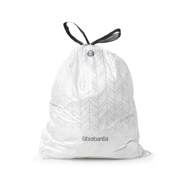 Brabantia PerfectFit afvalzakken met trekbandsluiting, rol Code M, 60L, 20 stuks / pcs