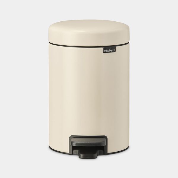 Brabantia NewIcon pedaalemmer 3 liter met kunststof binnenemmer Soft Beige