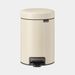 Brabantia NewIcon pedaalemmer 3 liter met kunststof binnenemmer Soft Beige