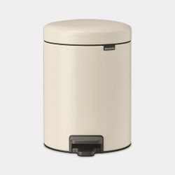 Brabantia NewIcon pedaalemmer 5 liter met kunststof binnenemmer Soft Beige