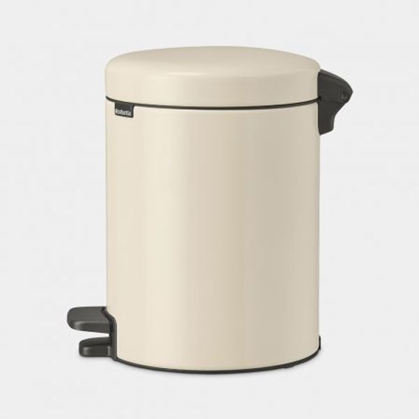 Brabantia NewIcon pedaalemmer 5 liter met kunststof binnenemmer Soft Beige