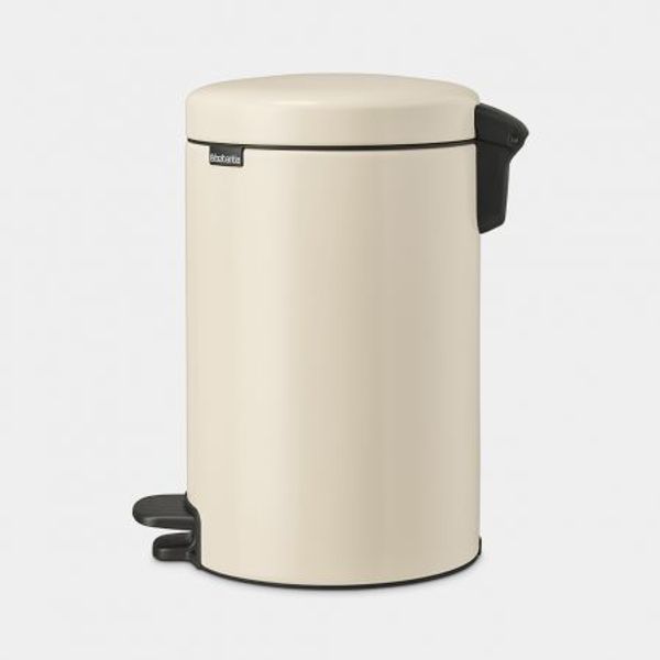 Brabantia NewIcon pedaalemmer 12 liter met kunststof binnenemmer Soft Beige