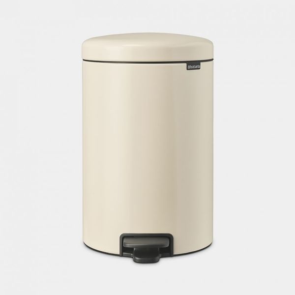 Brabantia NewIcon pedaalemmer 20 liter met kunststof binnenemmer Soft Beige