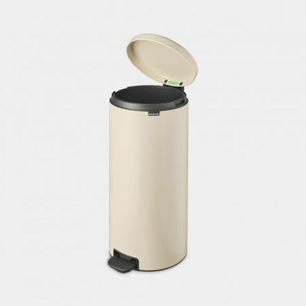 Brabantia NewIcon pedaalemmer 30 liter met kunststof binnenemmer Soft Beige