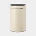 Brabantia Touch Bin afvalemmer 40 liter met kunststof binnenemmer Soft Beige