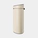 Brabantia Touch Bin afvalemmer 40 liter met kunststof binnenemmer Soft Beige