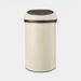 Brabantia Touch Bin afvalemmer 60 liter Soft Beige