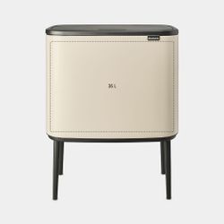 Brabantia Bo Touch Bin afvalemmer 36 liter met kunststof binnenemmer Soft Beige