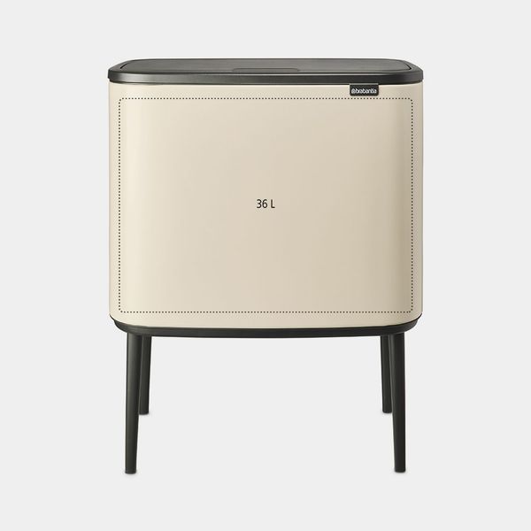 Brabantia Bo Touch Bin afvalemmer 36 liter met kunststof binnenemmer Soft Beige