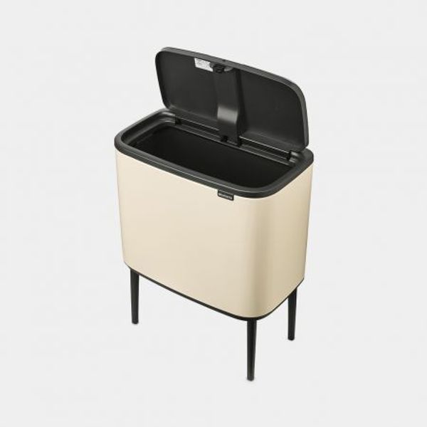 Brabantia Bo Touch Bin afvalemmer 36 liter met kunststof binnenemmer Soft Beige