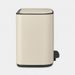 Brabantia Bo pedaalemmer 36 liter met kunststof binnenemmer Soft Beige