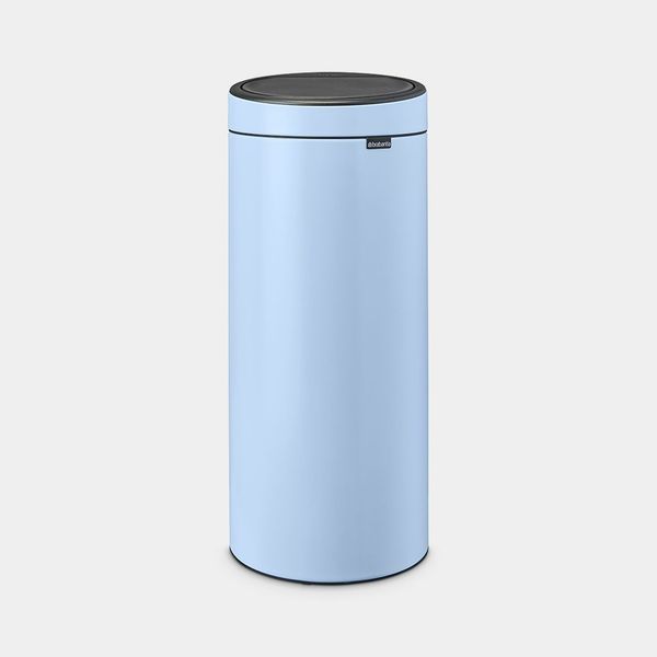 Brabantia Touch Bin afvalemmer 30 liter met kunststof binnenemmer Dreamy Blue