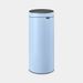 Brabantia Touch Bin afvalemmer 30 liter met kunststof binnenemmer Dreamy Blue