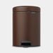 Brabantia NewIcon pedaalemmer 3 liter Mineral Cosy Brown