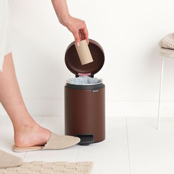 Brabantia NewIcon pedaalemmer 3 liter Mineral Cosy Brown