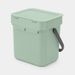 Brabantia Sort & Go afvalemmer 6 liter Jade Green