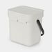 Brabantia Sort & Go afvalbakje 3 liter Light Grey