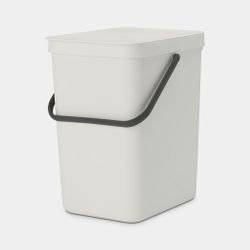 Brabantia Sort & Go afvalemmer 25 liter Light Grey