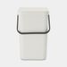 Brabantia Sort & Go afvalemmer 25 liter Light Grey