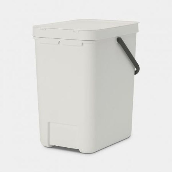 Brabantia Sort & Go afvalemmer 25 liter Light Grey