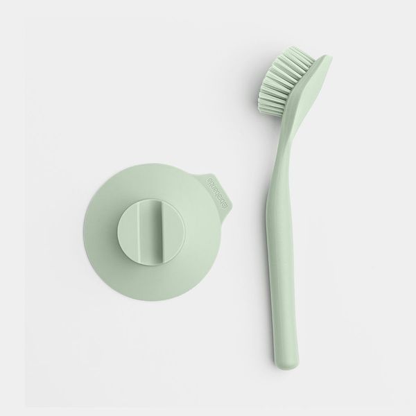 Brabantia SinkSide afwasborstel met zuignaphouder Jade Green