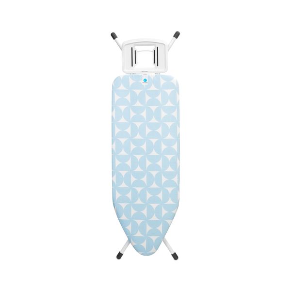 Brabantia Strijkplank C 124 x 45 cm met solide strijkijzerhouder White 25 - Fresh Breeze