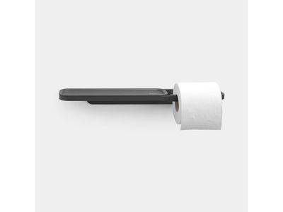 MindSet toiletrolhouder met plankje Mineral Infinite Grey