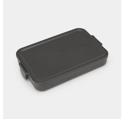 Make & Take lunchbox plat kunststof Dark Grey  Brabantia