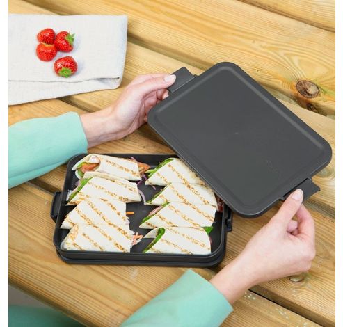 Make & Take lunchbox plat kunststof Dark Grey  Brabantia