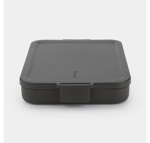 Make & Take lunchbox plat kunststof Dark Grey  Brabantia