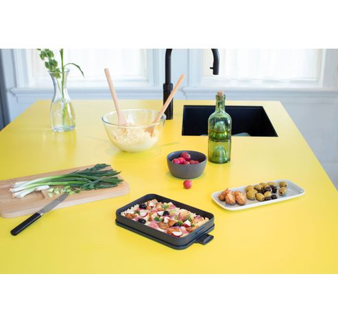 Make & Take lunchbox plat kunststof Dark Grey  Brabantia