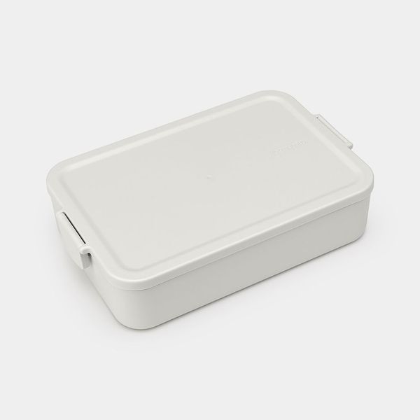 Make & Take lunchbox large kunststof Light Grey 