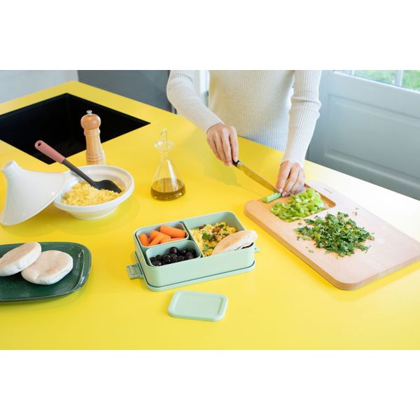 Make & Take Bento lunchbox large, kunststof Jade Green 