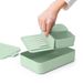 Make & Take Bento lunchbox large, kunststof Jade Green 