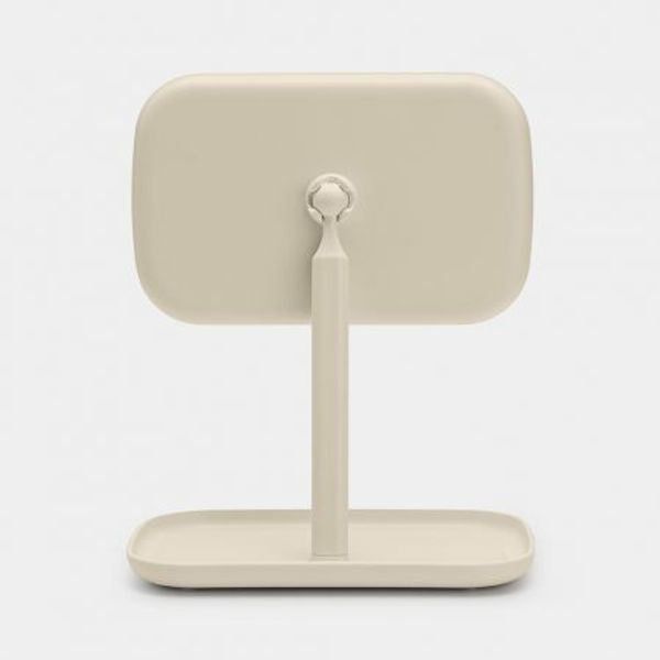 ReNew spiegel met accessoire schaal Soft Beige 