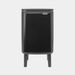 Brabantia Bo Hi Afvalemmer 4L Matt Black      