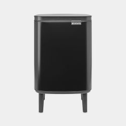 Brabantia Bo Hi Afvalemmer 7L Matt Black             