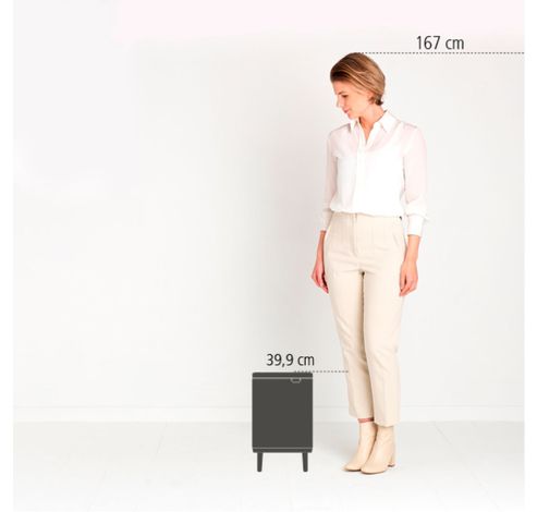 Poubelle Bo Hi 7L Blanc  Brabantia