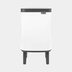 Brabantia Bo Hi afvalemmer 4 liter met kunststof binnenemmer White