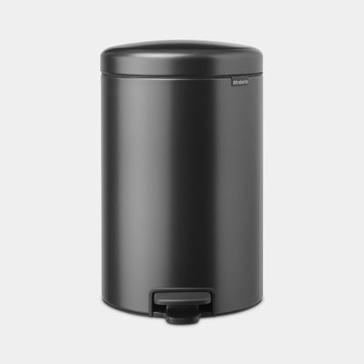 NewIcon pedaalemmer 20 liter met kunststof binnenemmer Confident Grey  Brabantia