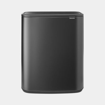 Bo Touch Bin afvalemmer 2 x 30 liter met 2 kunststof binnenemmers Confident Grey  Brabantia