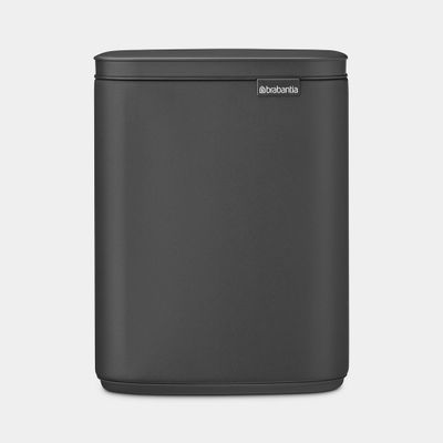 Bo afvalemmer 7 liter met kunststof binnenemmer Mineral Infinite Grey  Brabantia