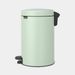 Brabantia NewIcon pedaalemmer 12 liter met kunststof binnenemmer Jade Green