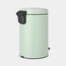 Brabantia NewIcon pedaalemmer 12 liter met kunststof binnenemmer Jade Green