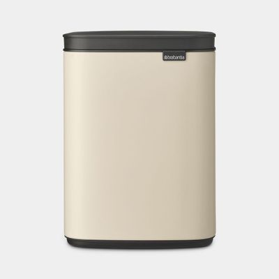 Bo afvalemmer 4 liter met kunststof binnenemmer Soft Beige  Brabantia