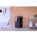 Brabantia Wasbox 55 liter met kunststof deksel Matt Black / Dark Grey