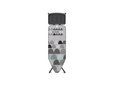 Strijkplank c 124x45cm stoomunithouder dunes metallic