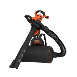 Black & Decker 3000W 3IN1 bladblazer met ruggedragen opvangzak 