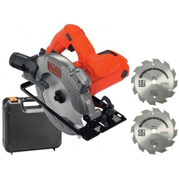 Black & Decker CIRKELZAAG CS1250LKA 1250W 66MM +K +2ZAAGBLADEN